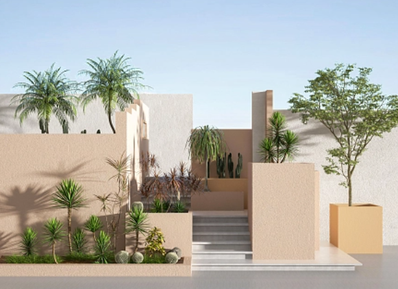 Courtyard Steps