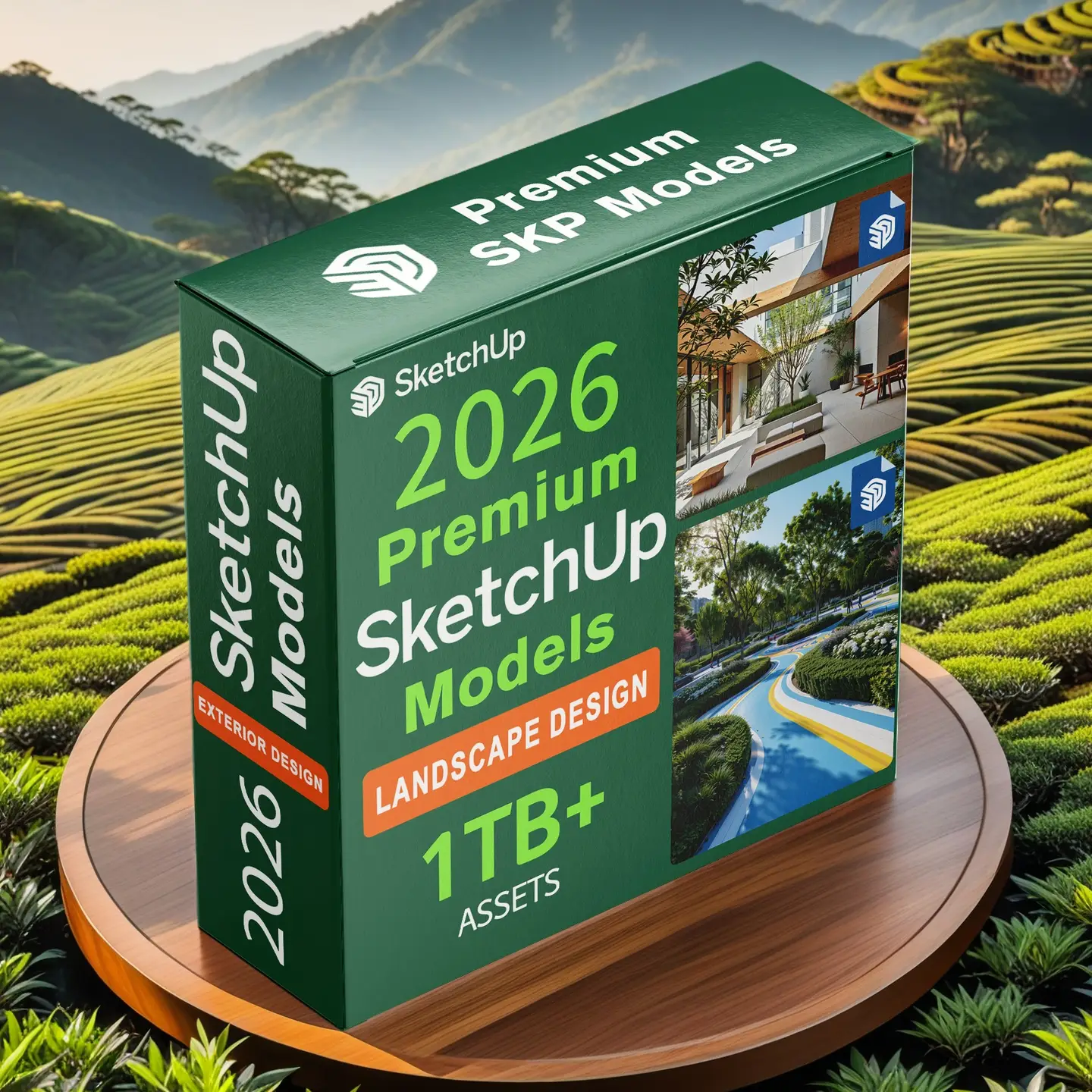 Landscape Design SKP Bundle