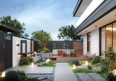 Modern Courtyard