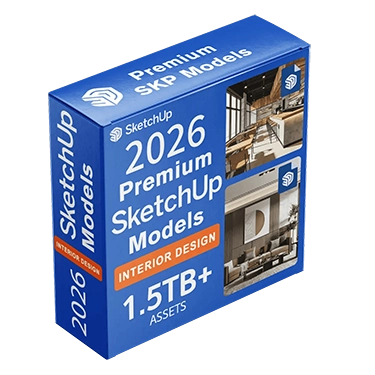 Professional Interior SketchUp 3D Models Collection