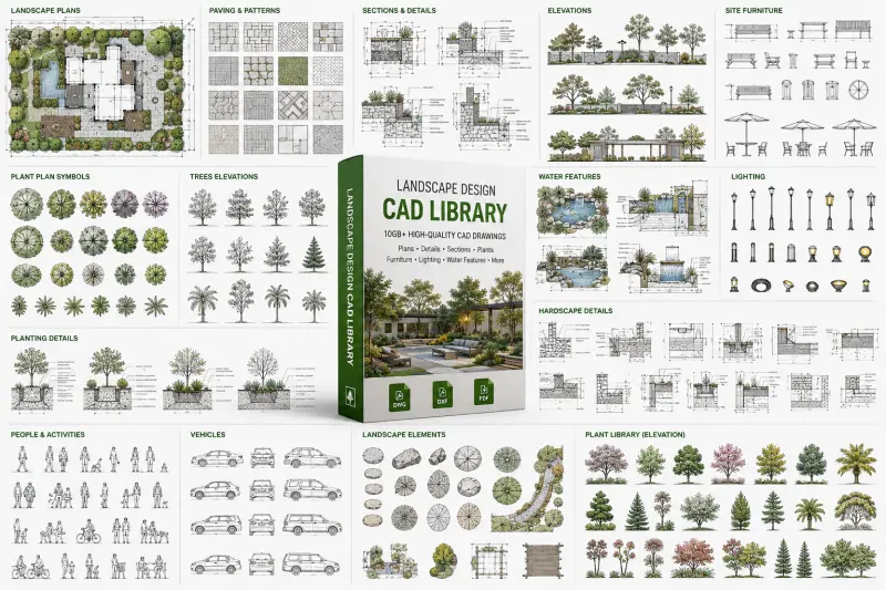 Landscape CAD Library