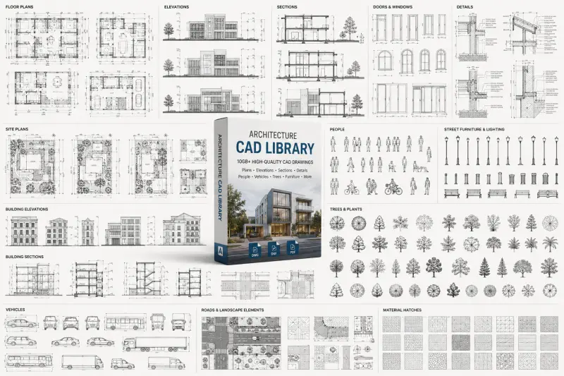 Architecture CAD Library